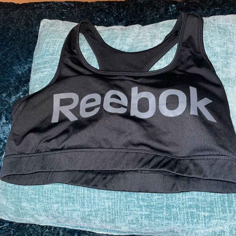 Reebok black bra